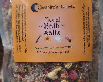 Floral Bath Salts by Cheshire's Herbals