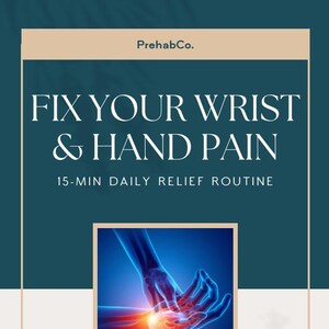Handgelenk & Hand Relief Anleitung | 10-Min. tägliche Schmerzlinderung | Digitales Wellness PDF