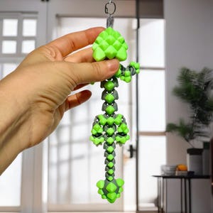 Dragon articulé imprimé en 3D - Jouet flexible phosphorescent phosphorescent - Cadeau dragon fantastique pour enfants et adultes