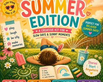 Summer Activity Book for Kids | Creative Writing, Storytelling & Screen-Free Summer Fun