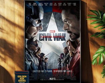 Pôster do filme Capitão América: Guerra Civil
