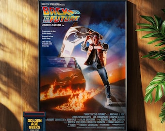 バック・トゥ・ザ・フューチャー映画ポスター 高品質ウォールアート A4