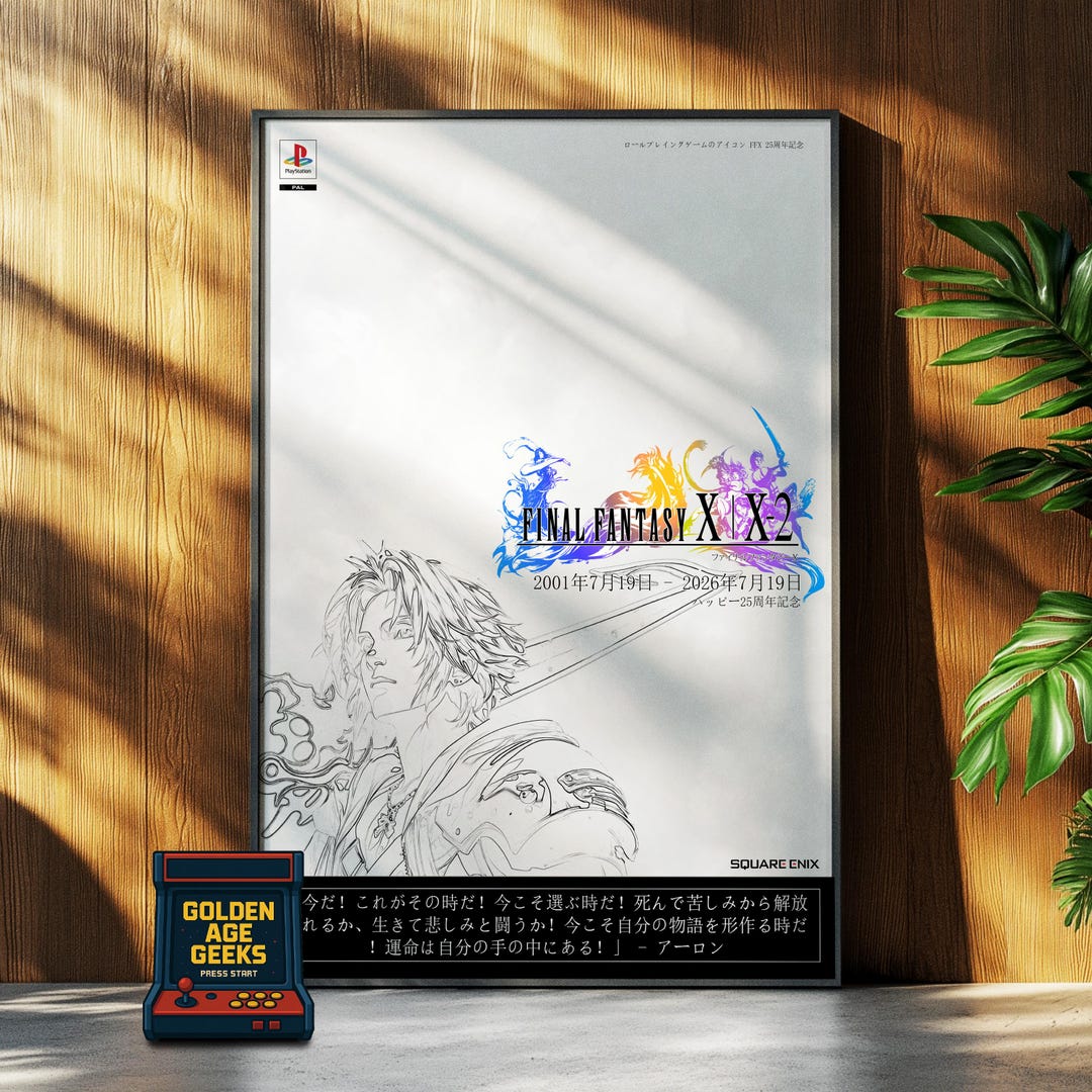 Final Fantasy X 25th Anniversary Gaming Poster - Etsy