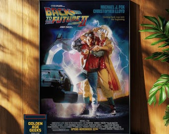 Back to the Future 2 JAWS 19 Movie Collectors Poster - Etsy 日本