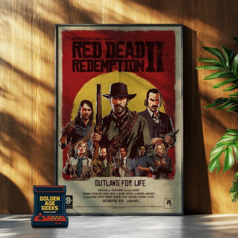Red Dead Redemption Poster - Etsy