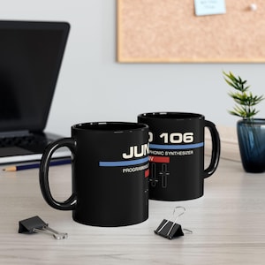 Roland Juno 106 Synth Coffee Mug: Retro 80s Vintage Music Gift