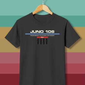 Roland Juno 106 Synth T-Shirt: 80s Electronic Music Tee