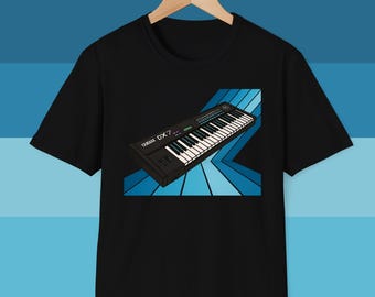 Yamaha DX7 Synth T-Shirt: 80s Vintage Keyboard Inspired Tee