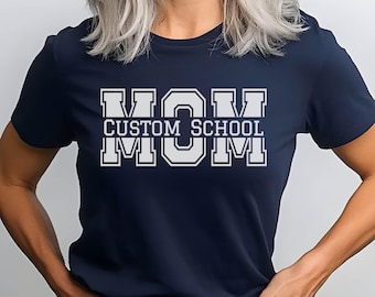 Customizable Mom University T-Shirt: Personalized College Mom Tee