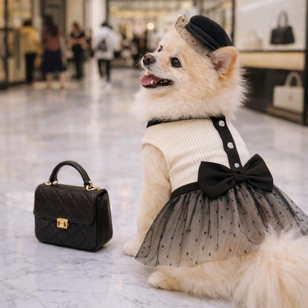 white christmas dresses Sparkly Sequin Dog Dress | Princess Style