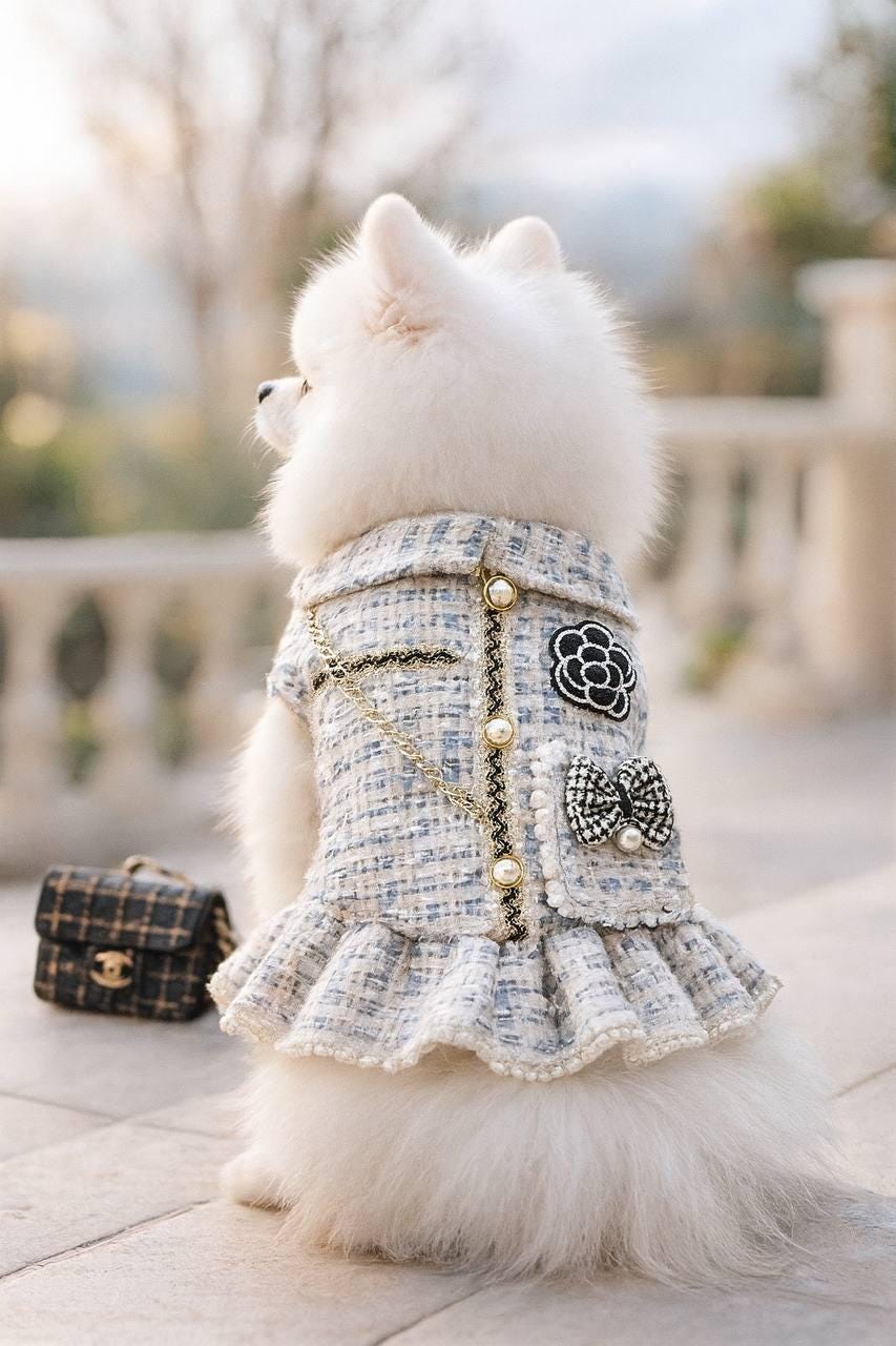 Chanel Dog Scarf - Etsy