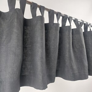29 colors | Linen Curtain Panel – 100% Natural Linen, Boho Farmhouse Decor