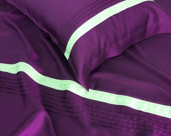 Sateen Bedding Set: Silky Soft Cotton, Queen/King Size