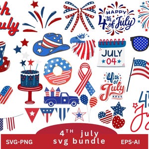 4th of July SVG Bundle,America svg,Independence Day SVG,USA Flag svg,Fourth of july svg,Cut Files Cricut,patriotic svg,Silhouette