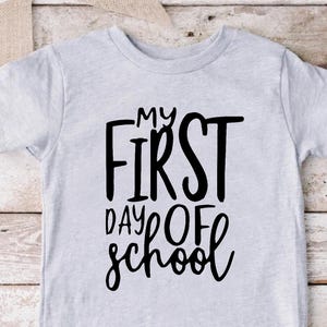 My First Day of School Shirt, Starting School Gift, 1st Day Of School Tee, Kindergarten Preschool Kids Tshirt, New Teacher Appreciation Tee