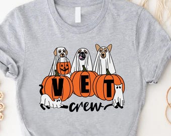 Halloween Vet Crew Shirt, Halloween Shirt, Vet Squad Halloween Tshirt, One Spooky Veterinarian Tee,Veterinarian Halloween,Vet Assistant Gift