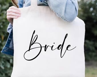 Bride Tote Bag, Bride Beach Bag,Honeymoon Tote Bag, Bridal Tote Bag,Cute Gift for Bride,Bridal Shower Gift,Just Married Canvas Bag,Bride Bag