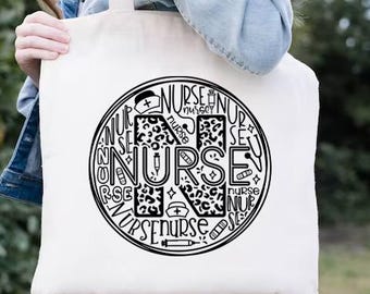 Nurse Gift Bag, Nurse Gift For Women, Nurse Tote bag, Future Nurse Tote Bag, Gift for Nurse, Nursing Student Tote, Nurse Life Shoulder Bag