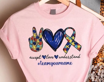 Autism T-shirt, Autism Support Squad Tshirt, Autism Awareness Tee, Autism Family Shirt, Autism Awareness Gift,Autism Teacher Tee,Autism Gift