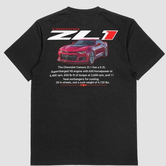 Red/Black Chevrolet Camaro ZL1 Graphic T-Shirt