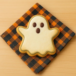 Halloween Cookie Cutter with optional Stamp -  Ghost Cookies