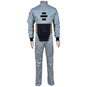 Mandalorian Din Djarin Cosplay Costume | Star Wars Beskar Flight Suit 4-Piece Outfit | Bounty Hunter Custom Handmade Set
