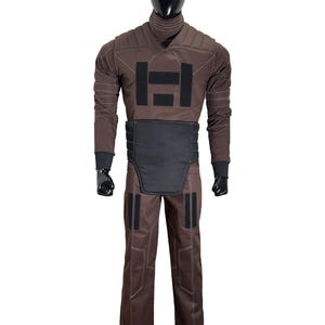 Custom Din Djarin-Inspired 4-Piece Cosplay Costume | Flight Suit | Star Wars Bounty Hunter Outfit