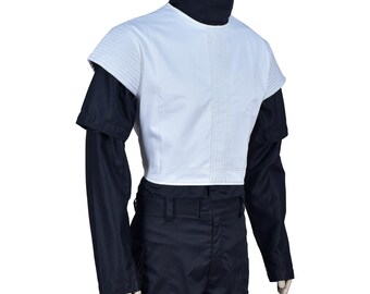Book of Boba Fett Inspired Costume| Custom Star Wars Cosplay Replica | Boba Fett Flight Suit with Flak Vest & Neck Seal