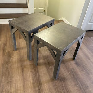 Pair of Maple end tables