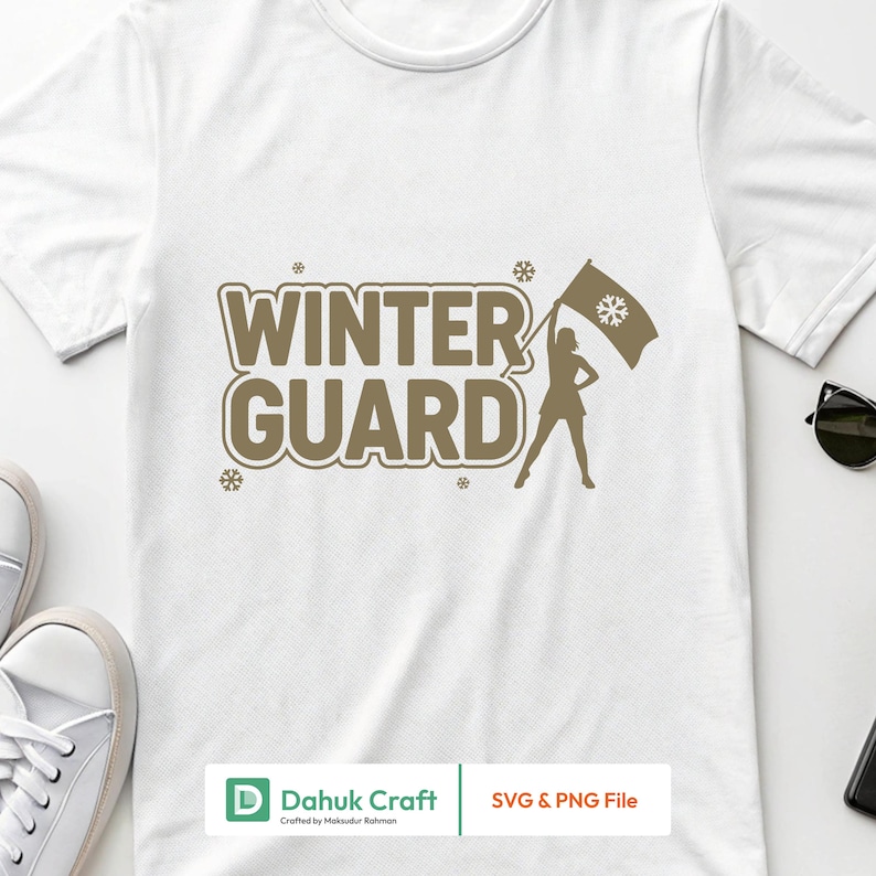 Winter Guard Sticker Winter Guard SVG PNG Bundle | Flag Squad Shirt Designs | Guard Mom Dad ...
