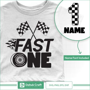 Rápido com nome personalizável, arquivo pdf png svg de 1º aniversário