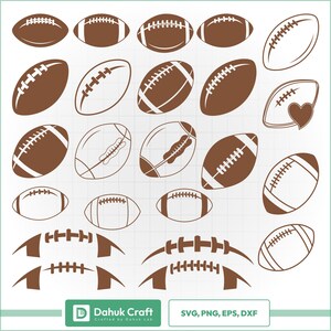 Fußball SVG Bundle: 23 Sportschnittdateien für Cricut & Silhouette (Digitaler Download