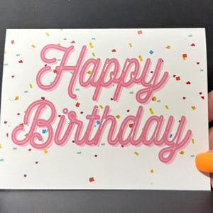 25 tarjetas y sobres de cumpleaños