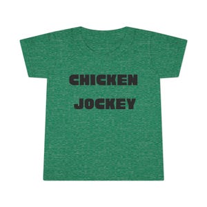 Chicken Jockey Tee for Kids, Funny Toddler Tee Shirt, Playtime Outfit