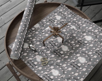 Papel de regalo con diseño de esperma / Papel de regalo novedoso para baby shower