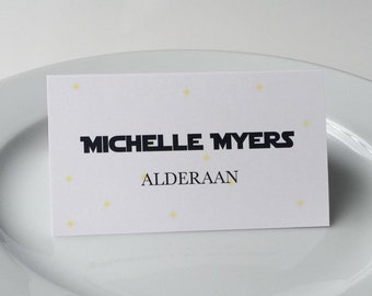 star wars place card holders