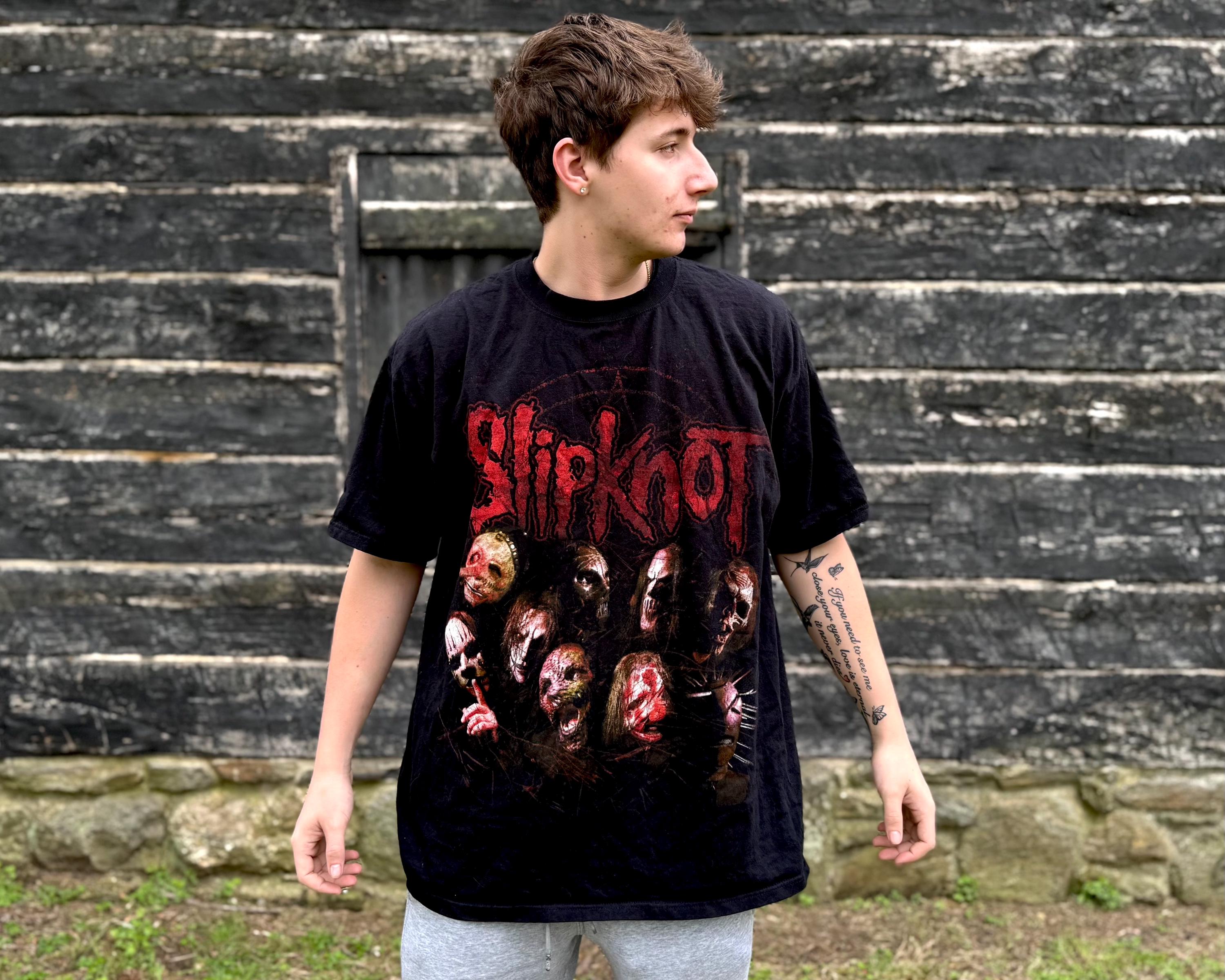 SLIPKNOT バンドTシャツ SlipKnoT スリップノット Tシャツ バンドTシャツ - メルカリ