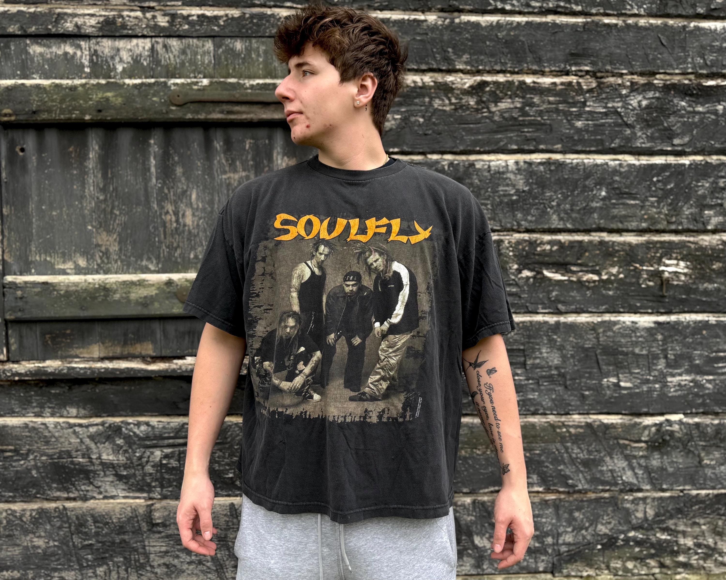 Soulfly / ソウルフライ - LOGO Tシャツ (グリーン) | Tシャツ
