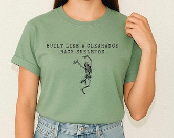 Chronic Pain// EDS // hEDS Awareness// Built Like a Clearance Rack Skeleton Softstyle T-Shirt