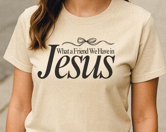 Qué amigo tenemos en Jesús // Camiseta Softstyle