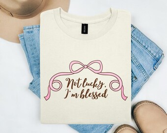 No tengo suerte, soy bendecido // Camiseta Softstyle