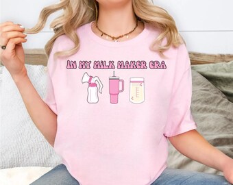 En mi Era de la Lechera // Camiseta de Lactancia Materna // Camiseta Softstyle