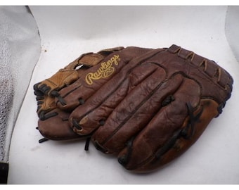 Rawlings Gants de baseball Mark of Pro 12 pouces en cuir marron, jet droitier