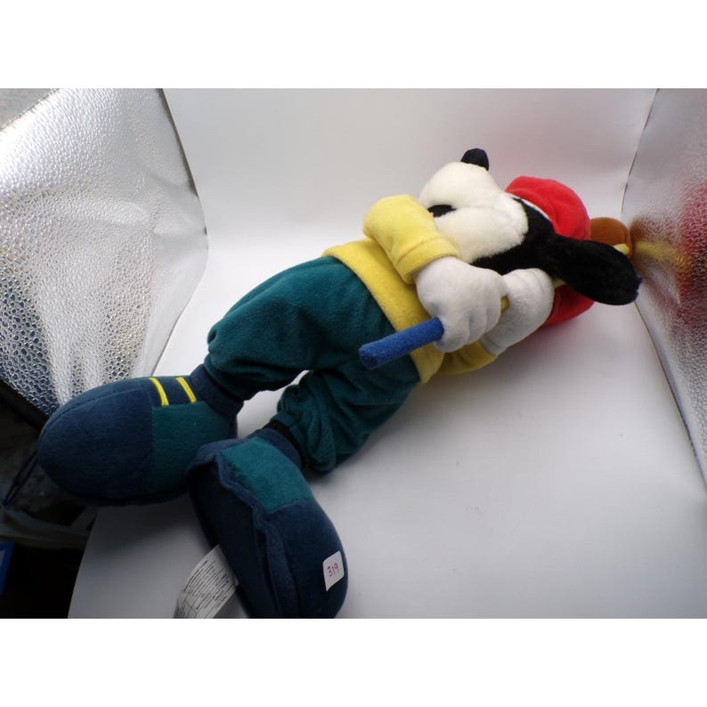 Vintage Mickey Mouse Golfer Plush Doll Beanbag Disney Parks 画像 2