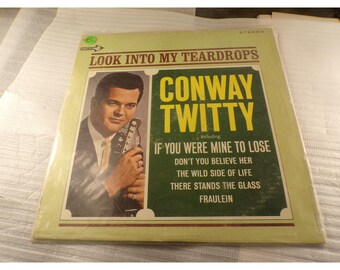 Conway Twitty Look Into My Teardrops Vinyl LP Decca DL 74828 Stereo 1966 Country