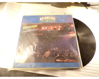 Nat King Cole At The Sands MAS 2434 Capitol Records Vinyl LP Live Gatefold Mono
