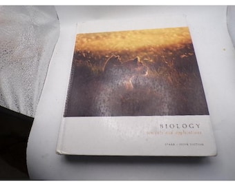 Conceptos y aplicaciones de la biología, 6.ª edición, Cecie Starr, tapa dura, 2003.