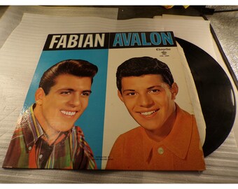 Fabian Frankie Avalon The Hit Makers Vinyl LP Chancellor CHL 5009 1959 Pop Rock