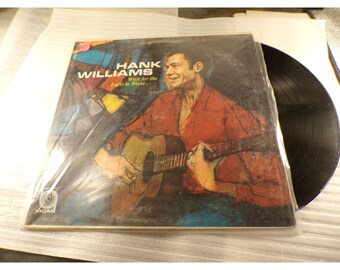 Hank Williams Wait for the Light to Shine Vinyl LP MGM E3850 Country Gospel Mono