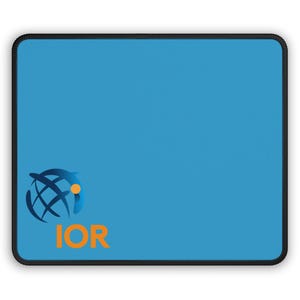 IOR-gamingmuismat | Gepersonaliseerde bureauaccessoire voor gamers, aangepaste muismat voor thuiskantoor, cadeau-idee voor gamer, esportsmerchandise